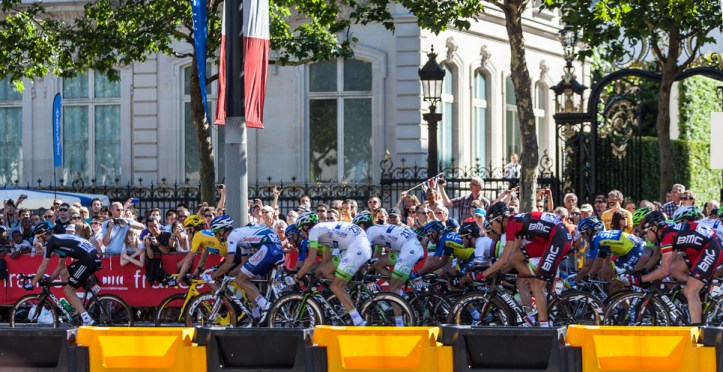 The Peloton in Paris