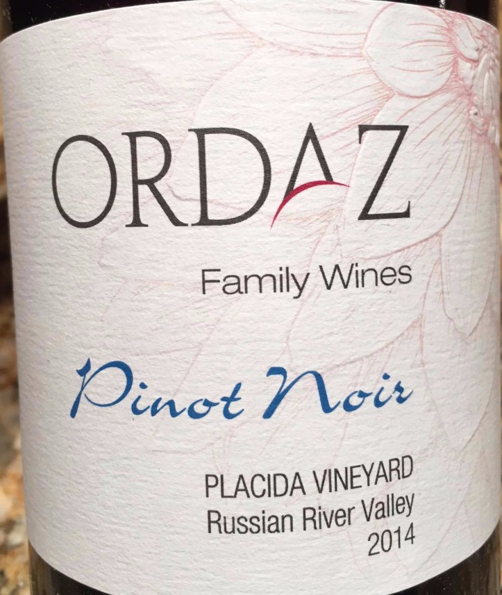 Ordaz Pinot Label