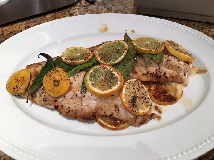 Grouper Teriyaki with Lemon and Bay Leaves (2)