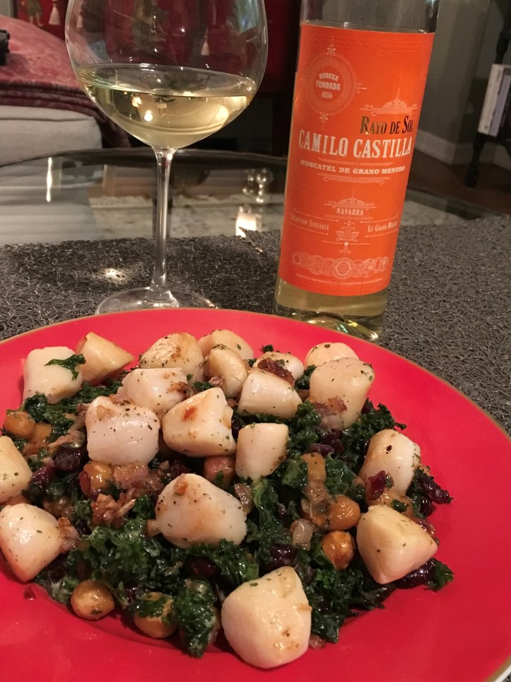 Scallops and Camilo Castilla Rayo de Sol