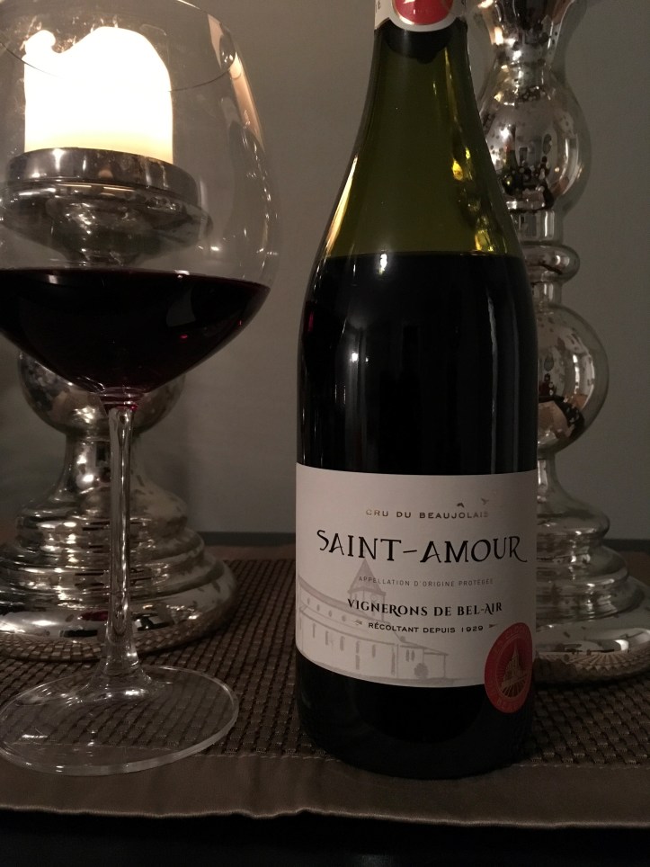 BelAir Saint Amour Bottle and Glass