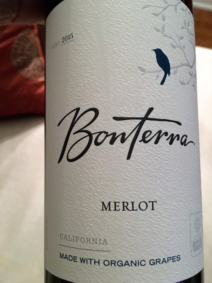 Bonterra Merlot Bottle Shot
