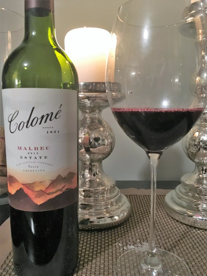 Colome Bottle and Glass