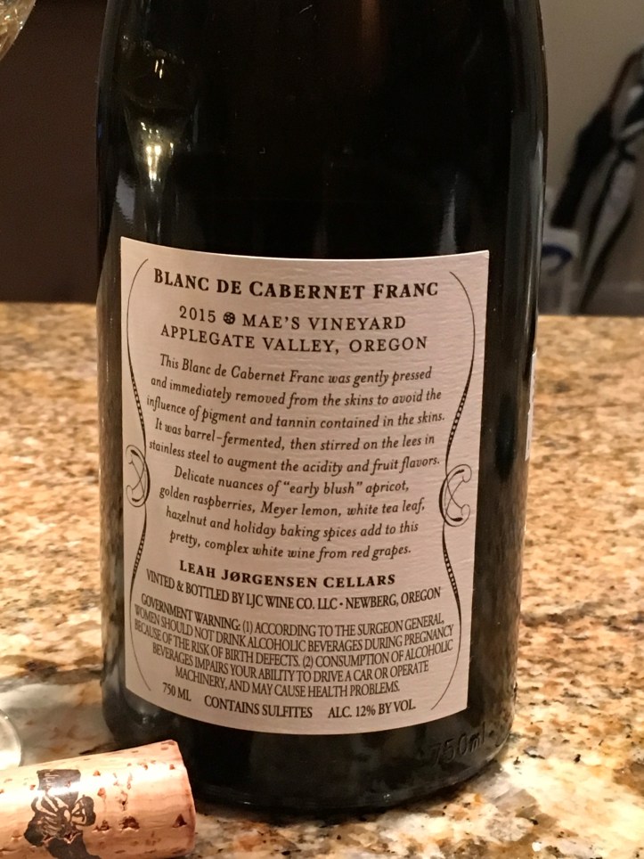 Back Label