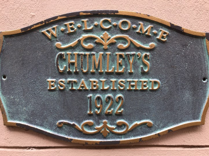 Chumleys Plaque