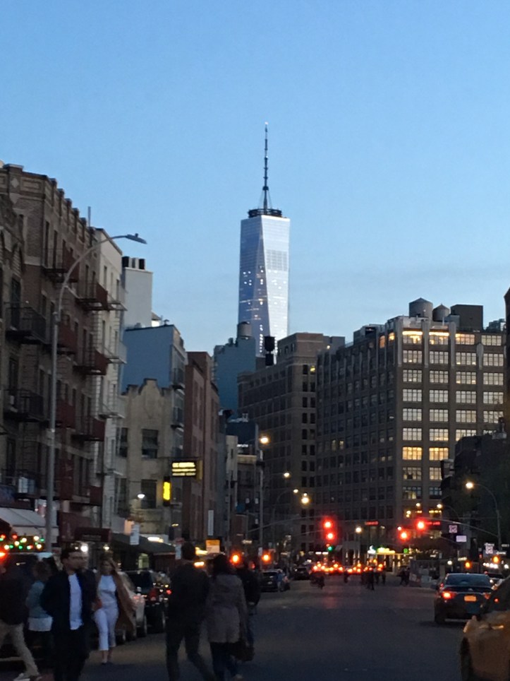 Looking Down 7th Avenue to Freedom Tower
