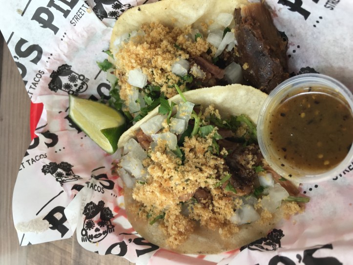 Pork Tacos with Green Tomatillo Salsa