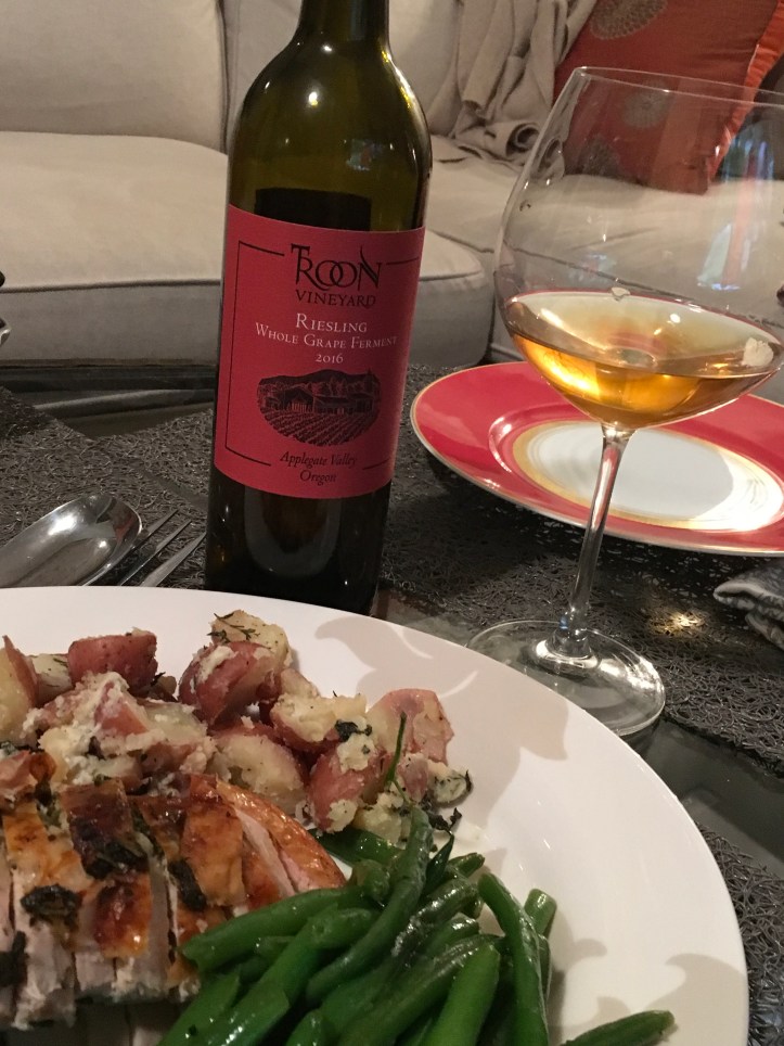 Troon Riesling and Turkey