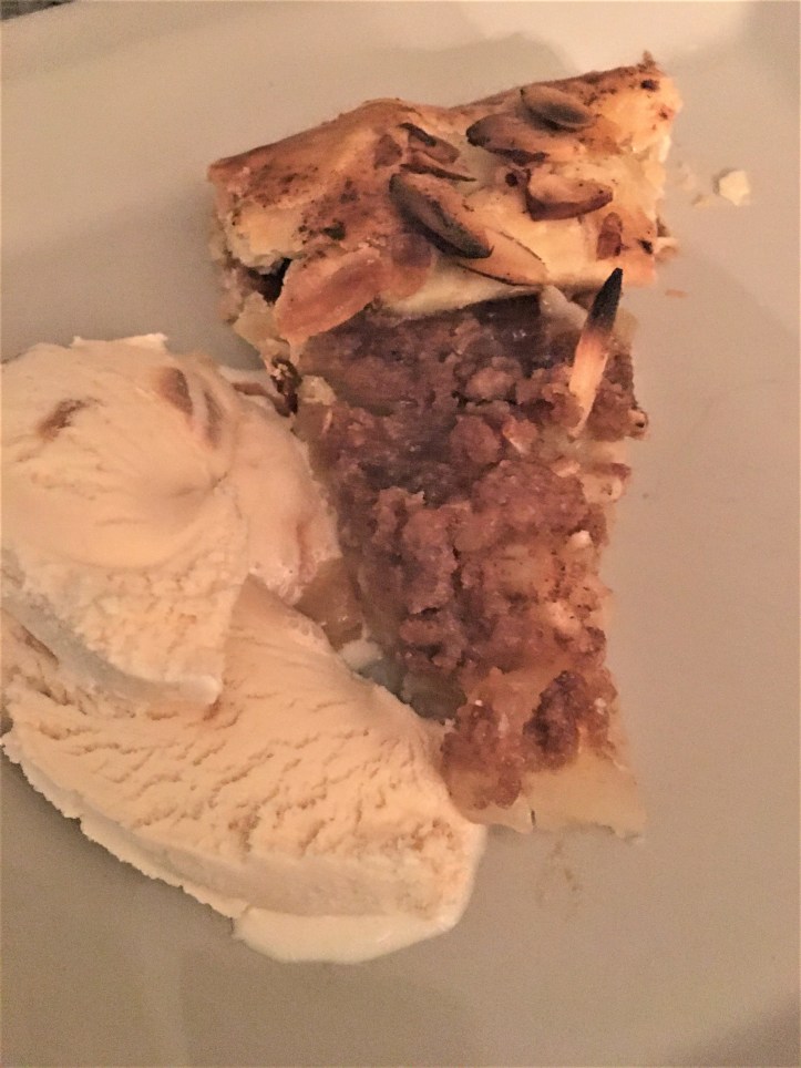 Crostata with Dulce de Leche Ice Cream