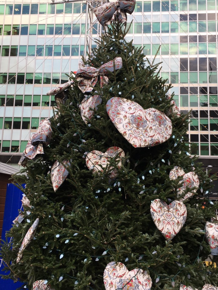 Needlepoint Ornaments on Tree