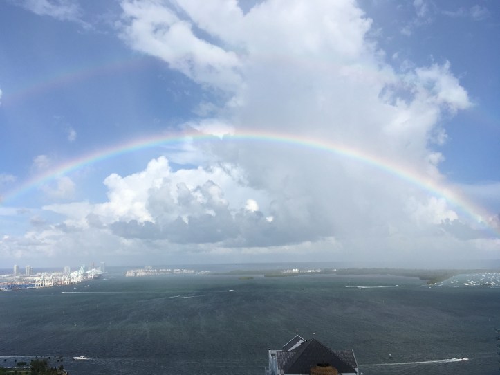Rainbow over Biscayne Bay